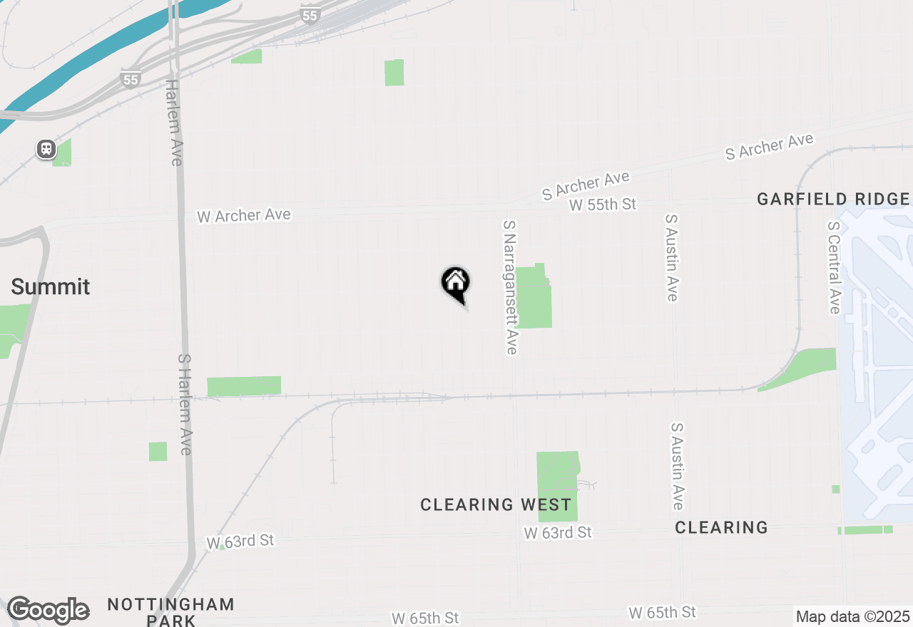 Map of 5733 S Neenah Avenue, Chicago, IL 60638