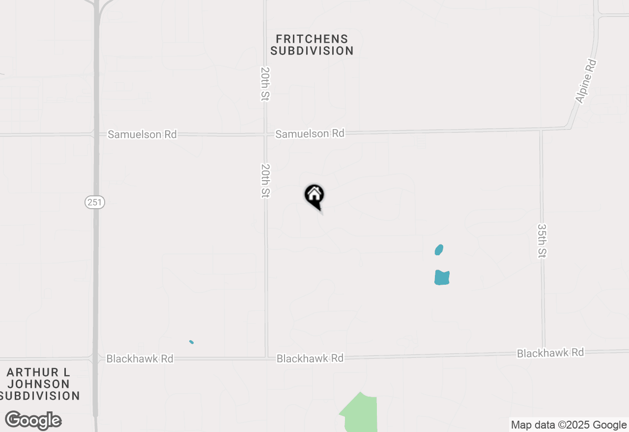 Map of (Address confidential), Rockford, Illinois 61109