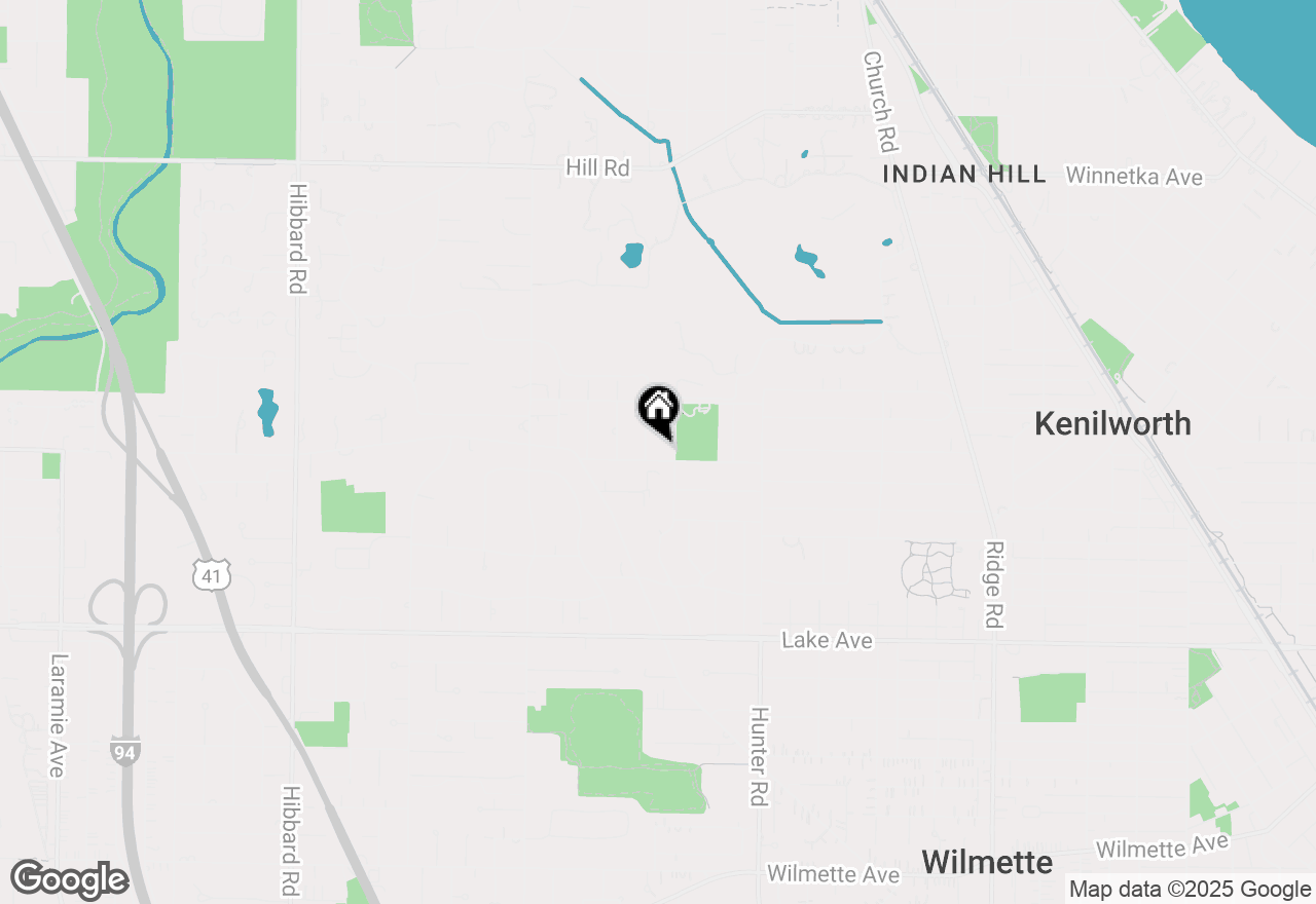 Map of 2436 Thornwood Avenue, Wilmette, IL 60091