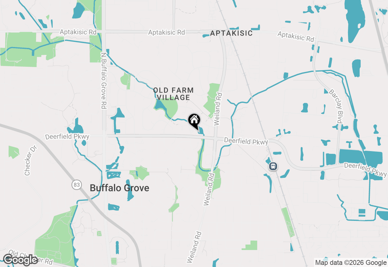 Map of 115 E Fabish Drive #115, Buffalo Grove, IL 60089
