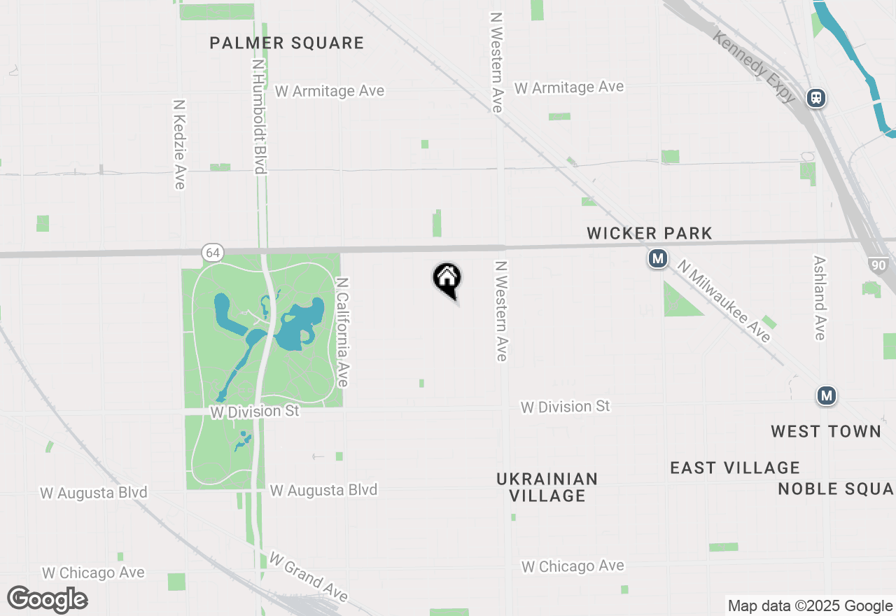 Map of 1431 N Maplewood Avenue, Chicago, IL 60622