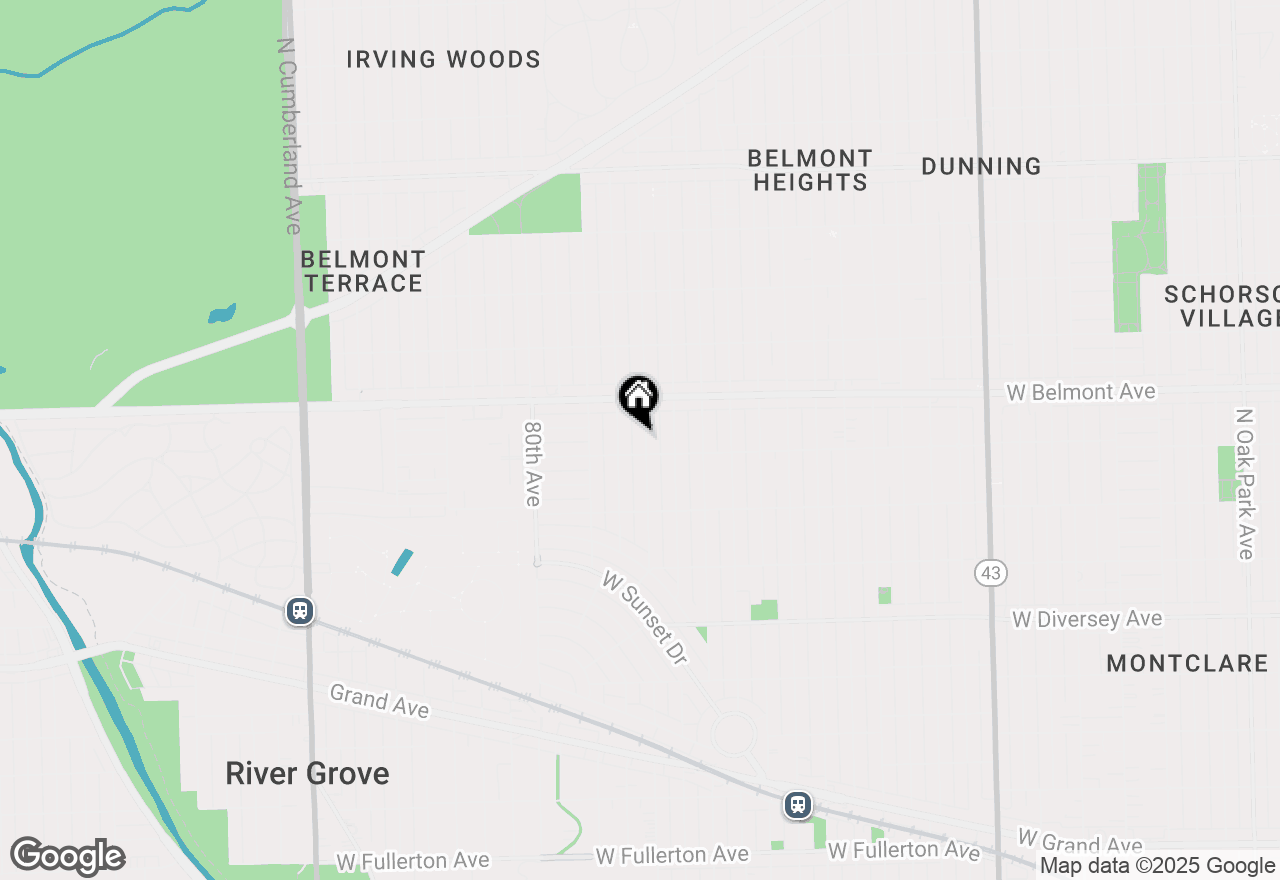 Map of 3108 N 78th Avenue, Elmwood Park, IL 60707