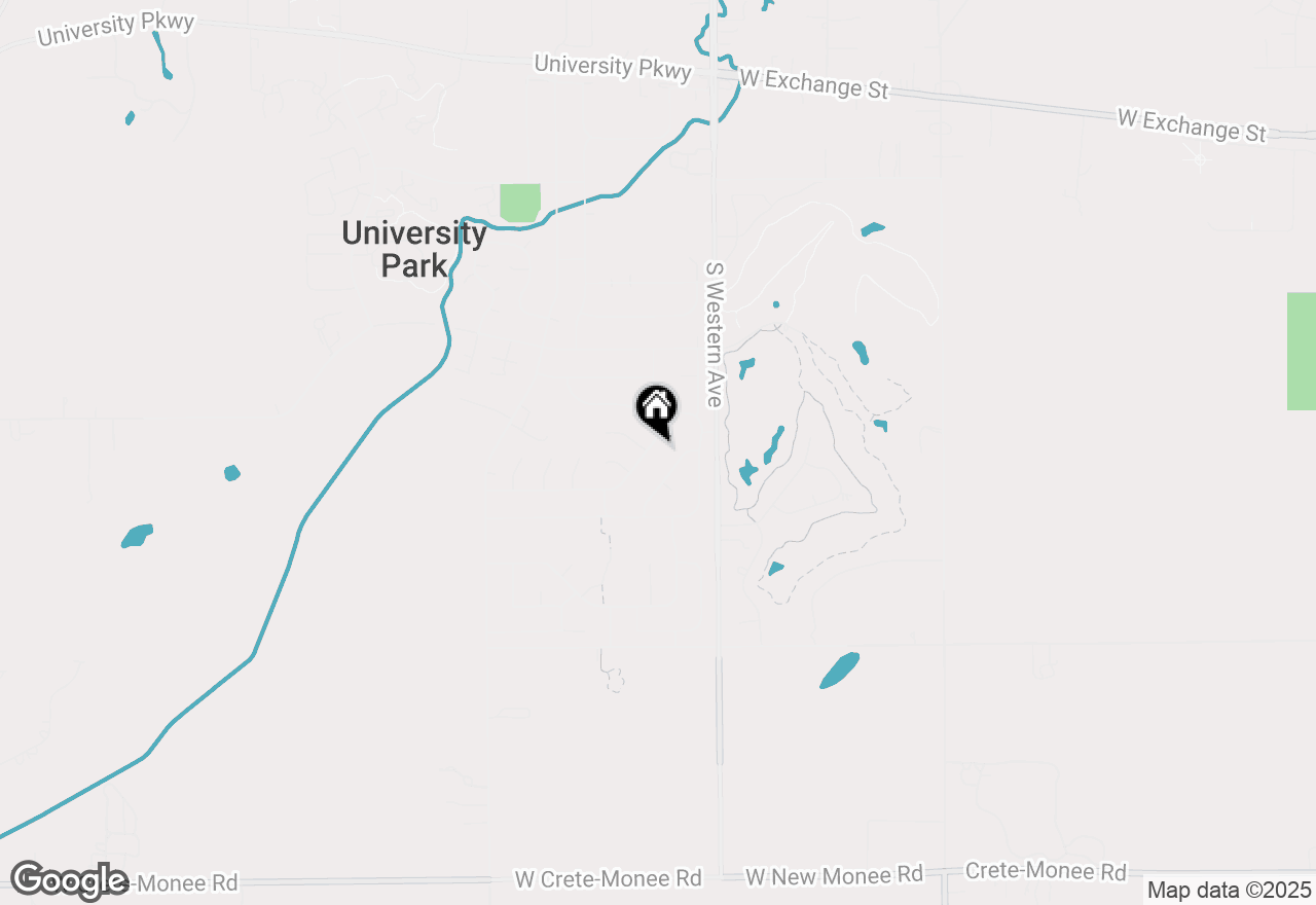 Map of 1039 Abbot Lane, University Park, IL 60484