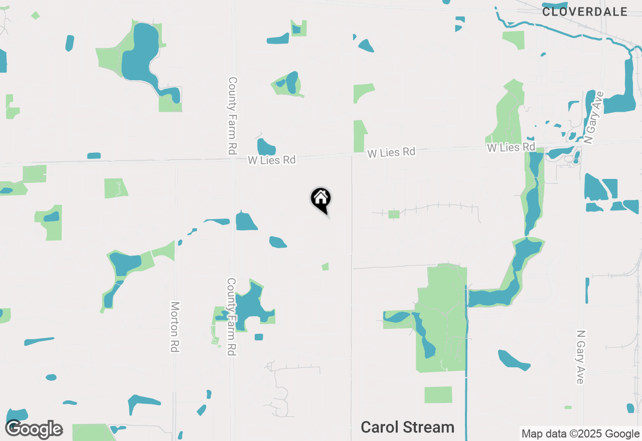 Map of 654 Linden Drive, Carol Stream, IL 60188
