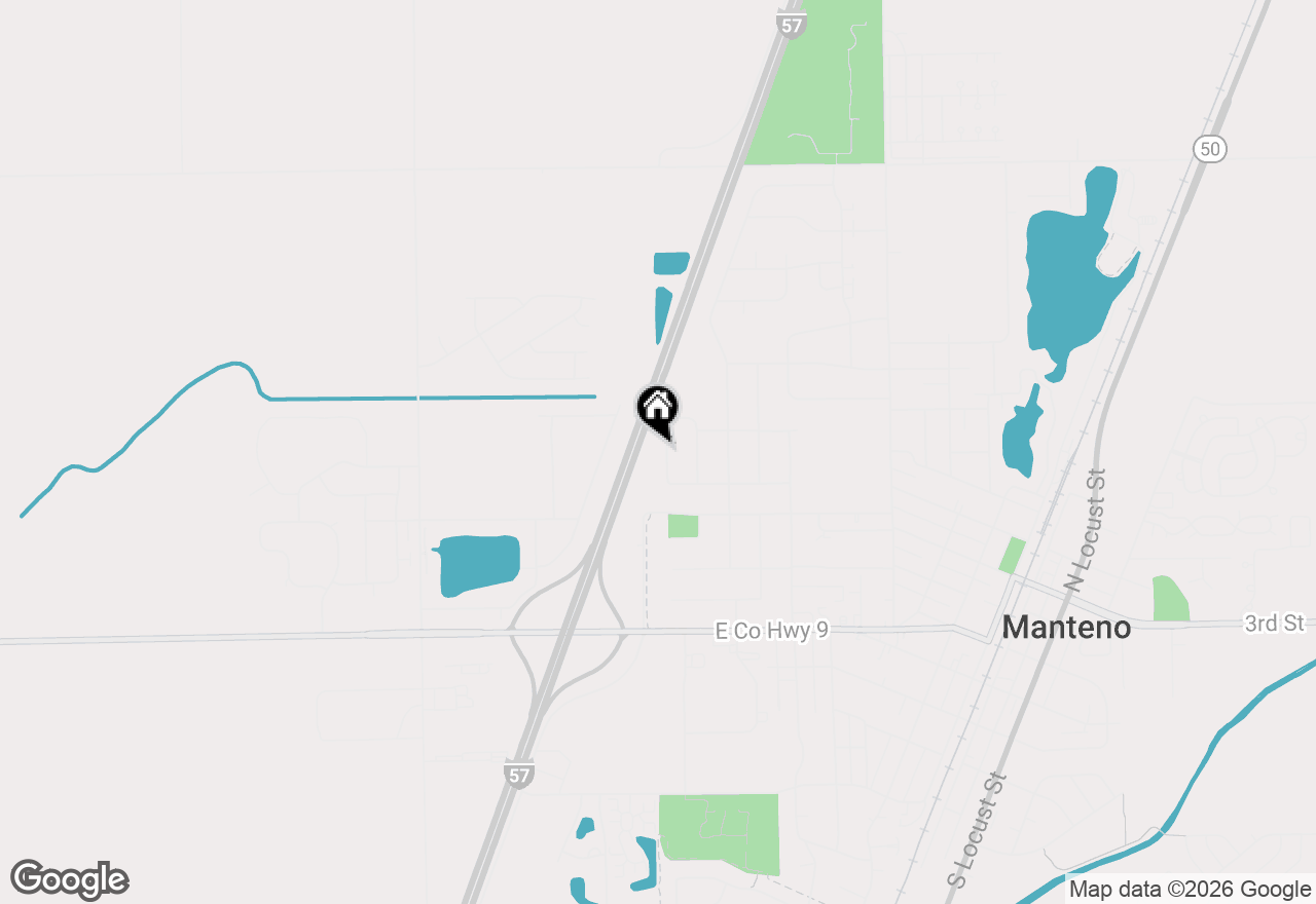 Map of 480 Leahy Circle, Manteno, IL 60950