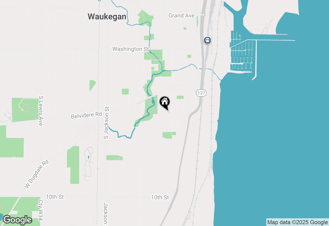 Map of 410 Ravine Avenue, Waukegan, IL 60085