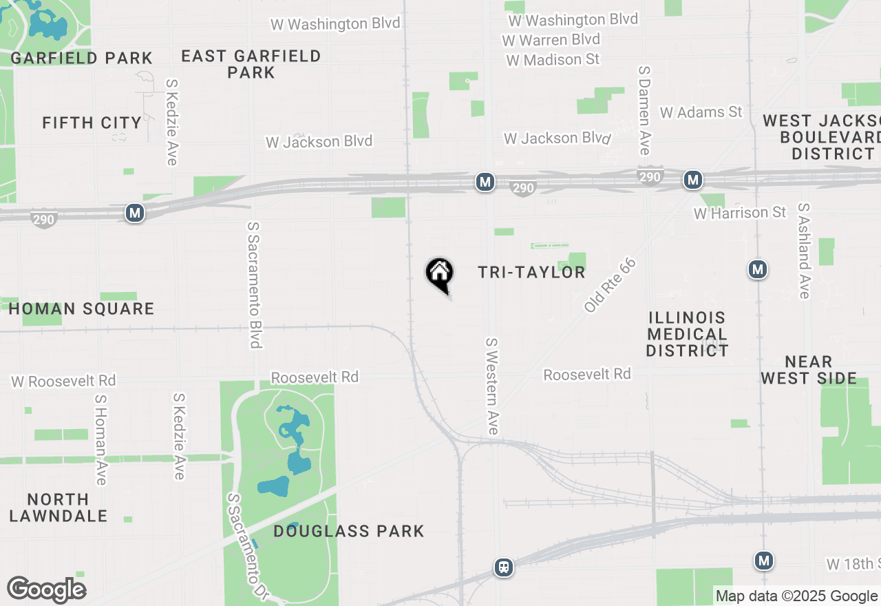 Map of 900 S Campbell Avenue, Chicago, IL 60612