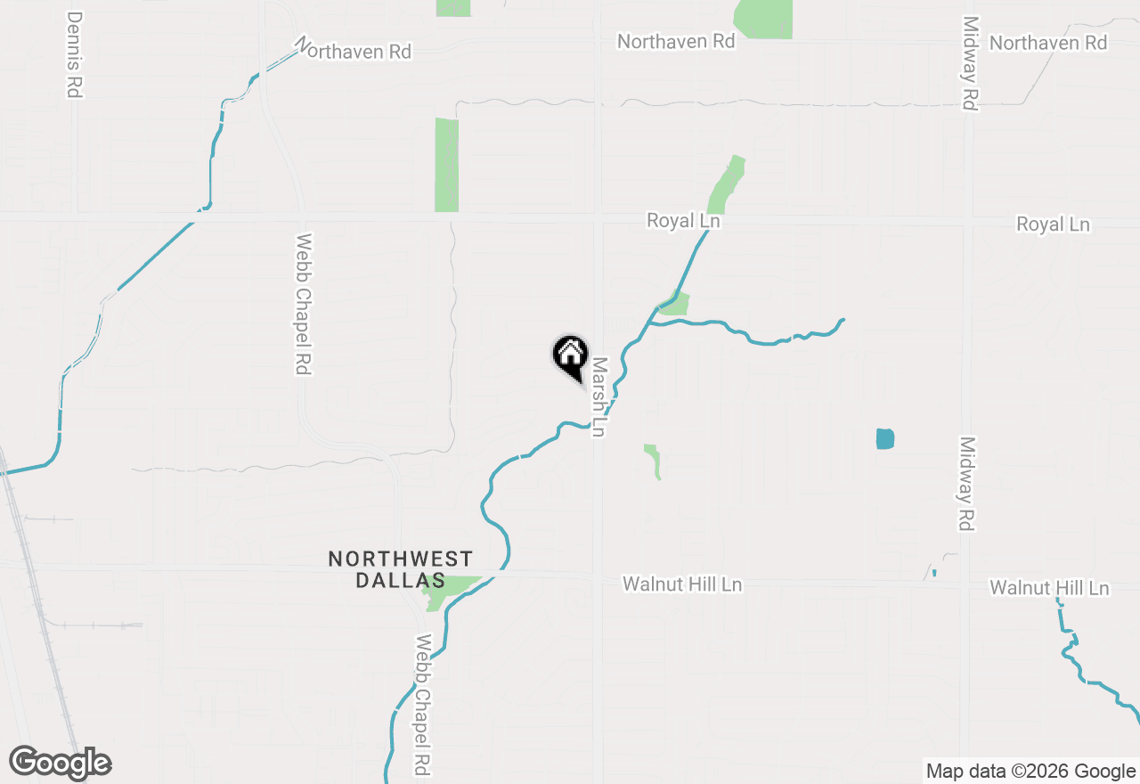 Map of 3635 Merrell Road, Dallas, TX 75229