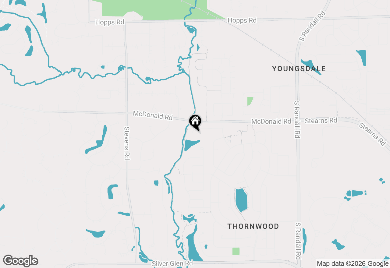 Map of (Address confidential), South Elgin, Illinois 60177