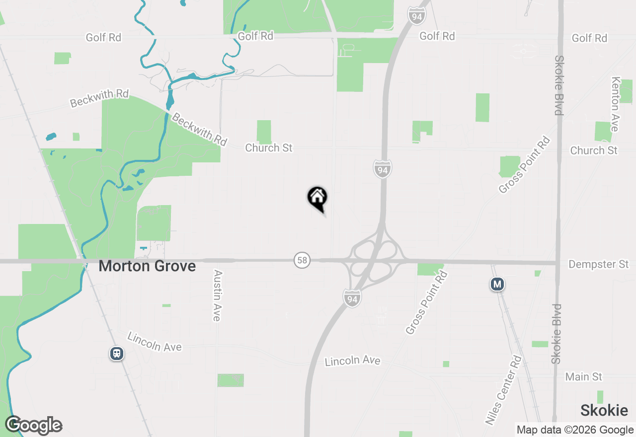 Map of 8922 Parkside Avenue, Morton Grove, IL 60053