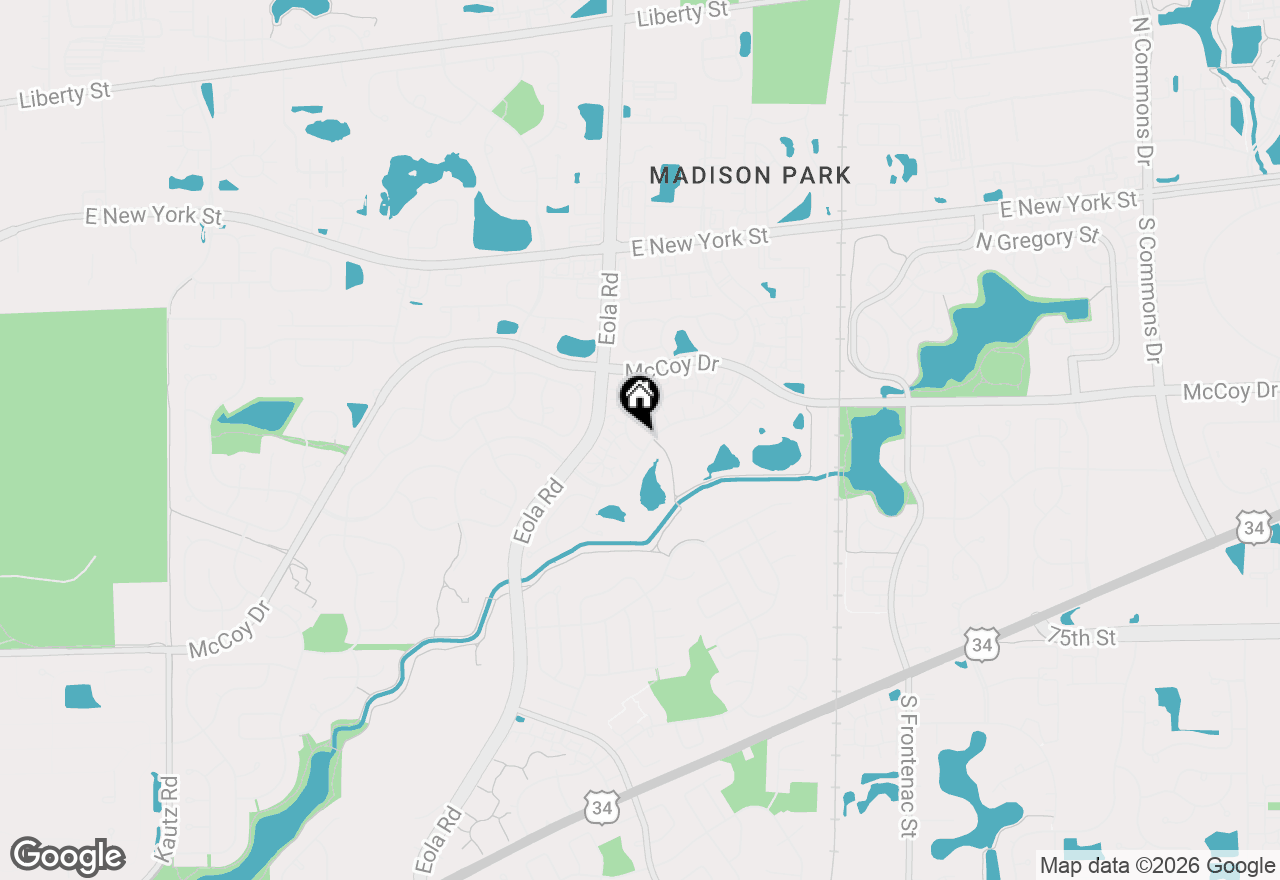 Map of 3005 Anton Drive, Aurora, IL 60504