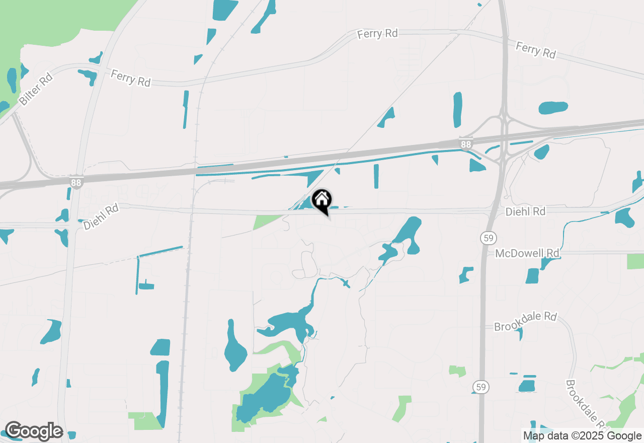 Map of 1629 Masters Court, Naperville, IL 60563