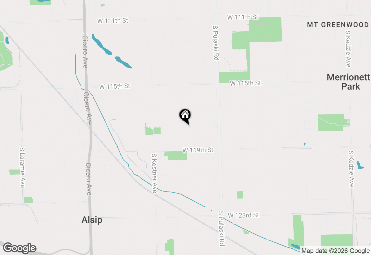 Map of 11725 S Keeler Avenue, Alsip, IL 60803