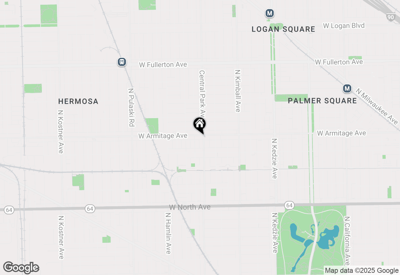 Map of 3611 W Armitage Avenue, Chicago, IL 60647