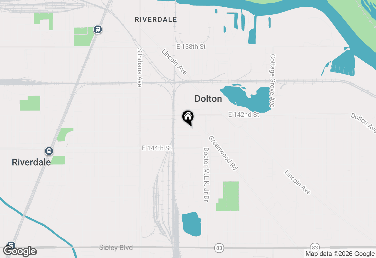Map of 14242 Park Avenue, Dolton, IL 60419