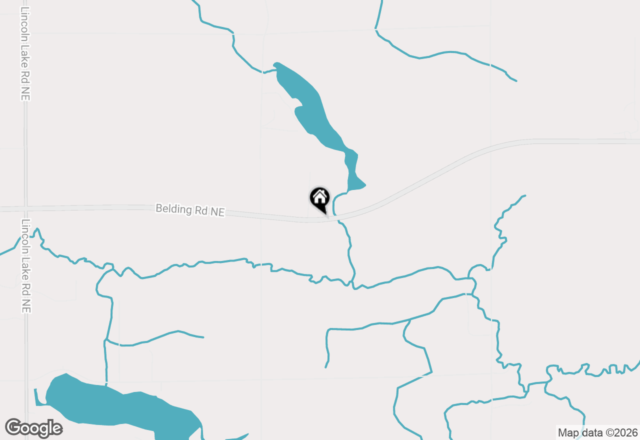 Map of 13797 Belding Road Ne, Belding, MI 48809