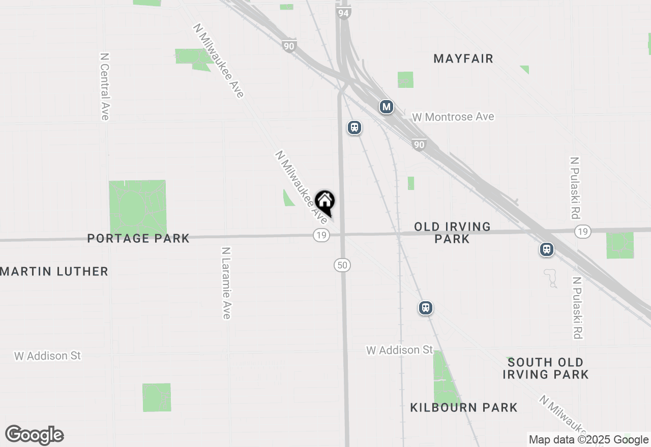 Map of 4042 N Milwaukee Avenue #3, Chicago, IL 60641