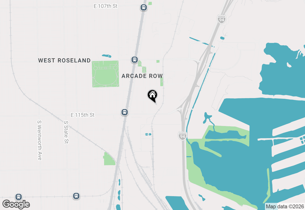 Map of 11420-11422 S Champlain Avenue, Chicago, IL 60628