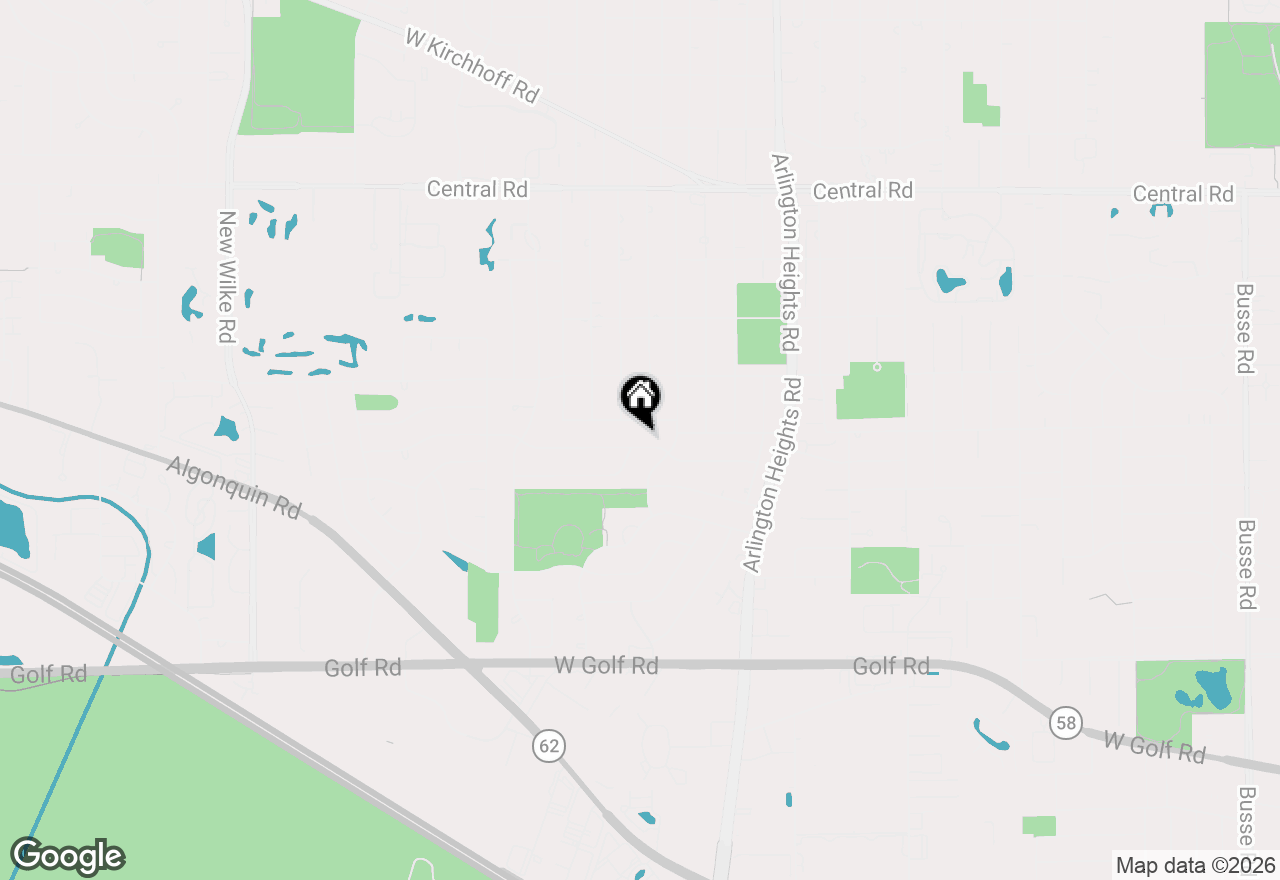 Map of (Address confidential), Arlington Heights, Illinois 60005