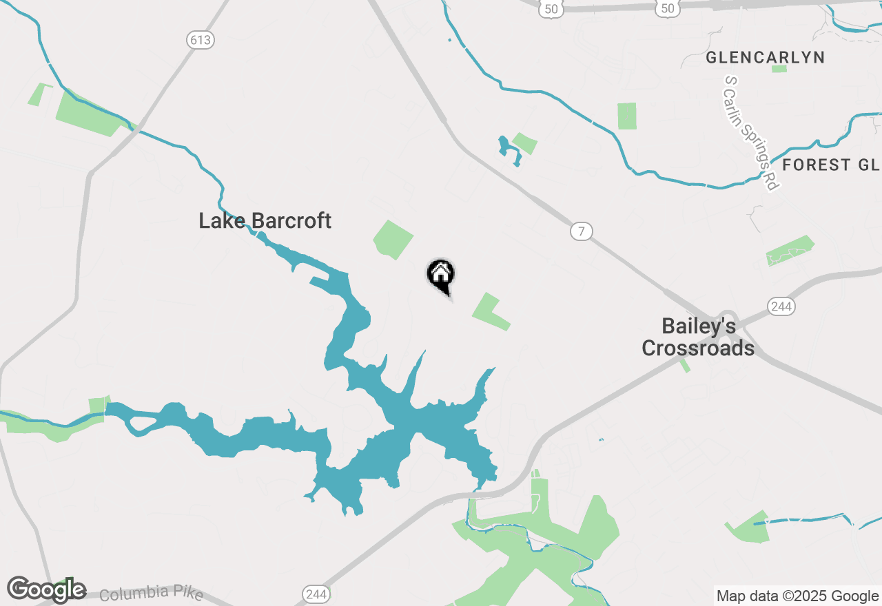 Map of 6154 Beachway Drive, Falls Church, VA 22041