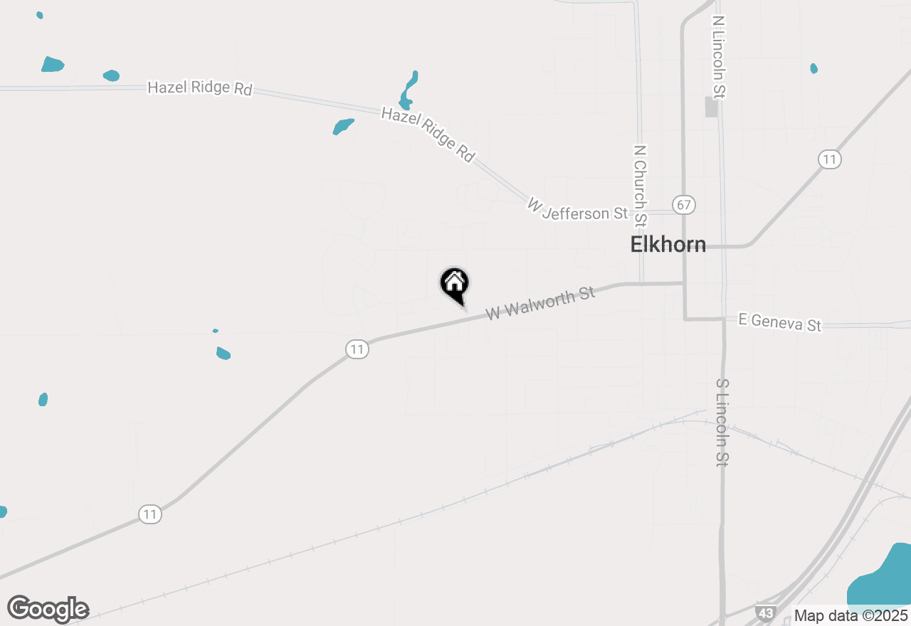 Map of 710 W Walworth St, Elkhorn, WI 53121