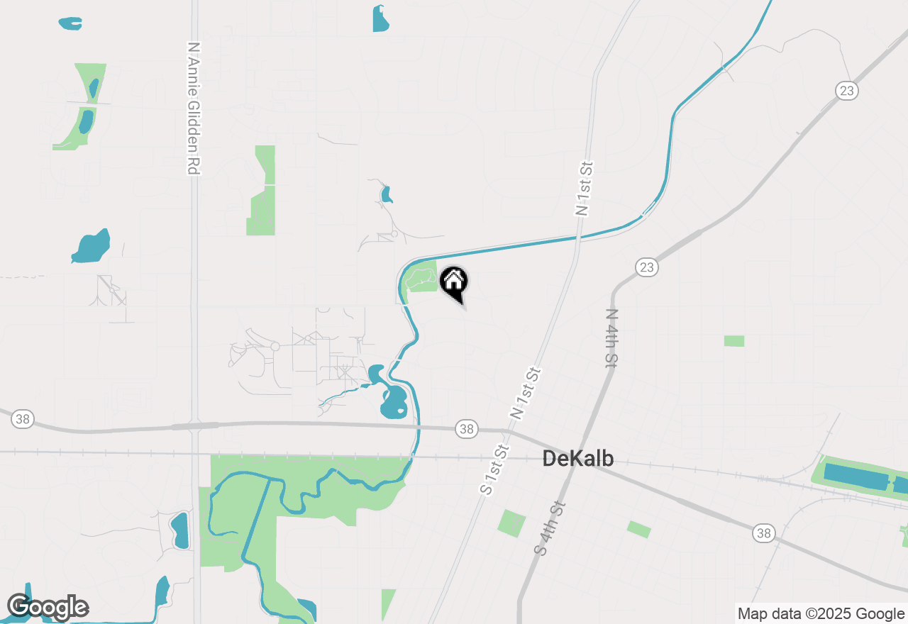 Map of 515 Park Avenue, Dekalb, IL 60115