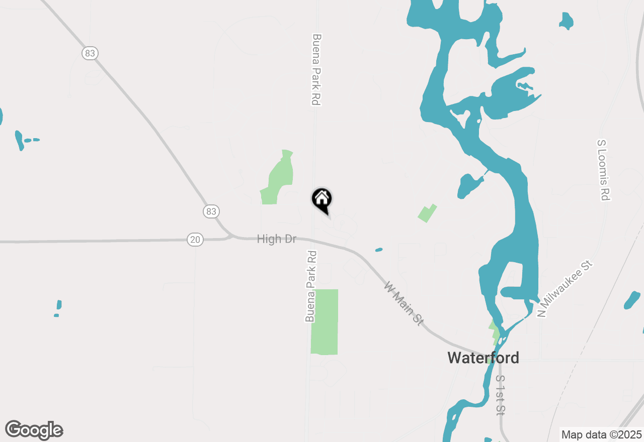 Map of 947 Spyglass Hl, Waterford, WI 53185