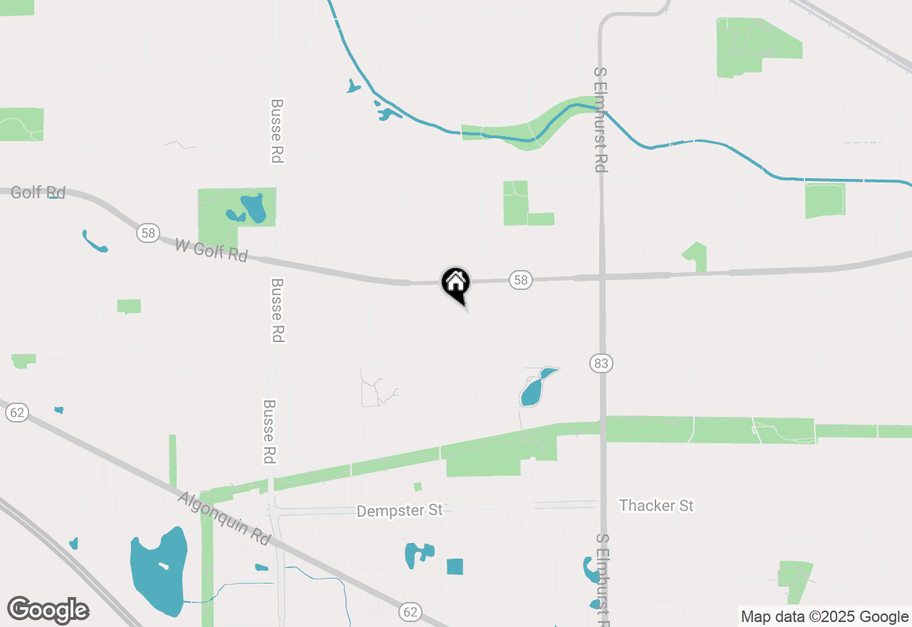 Map of 905 W Palm Drive, Mount Prospect, IL 60056