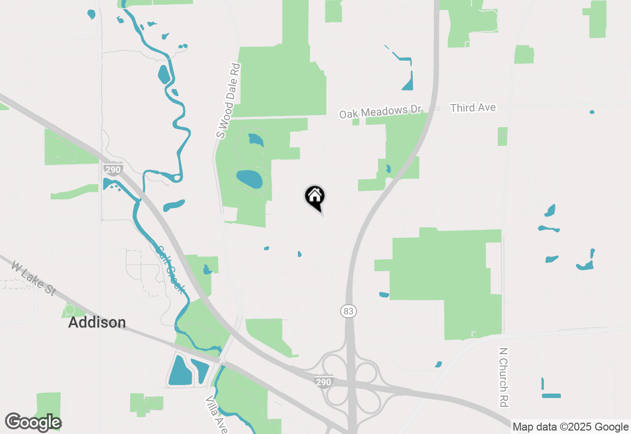 Map of 760 E Woodland Avenue, Addison, IL 60101