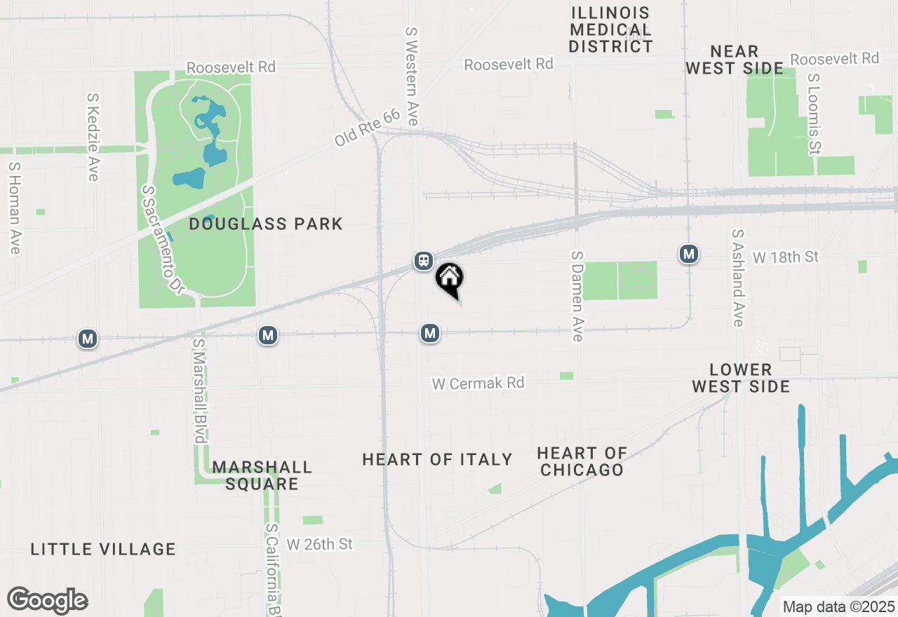 Map of 2311 W 19th Street, Chicago, IL 60608