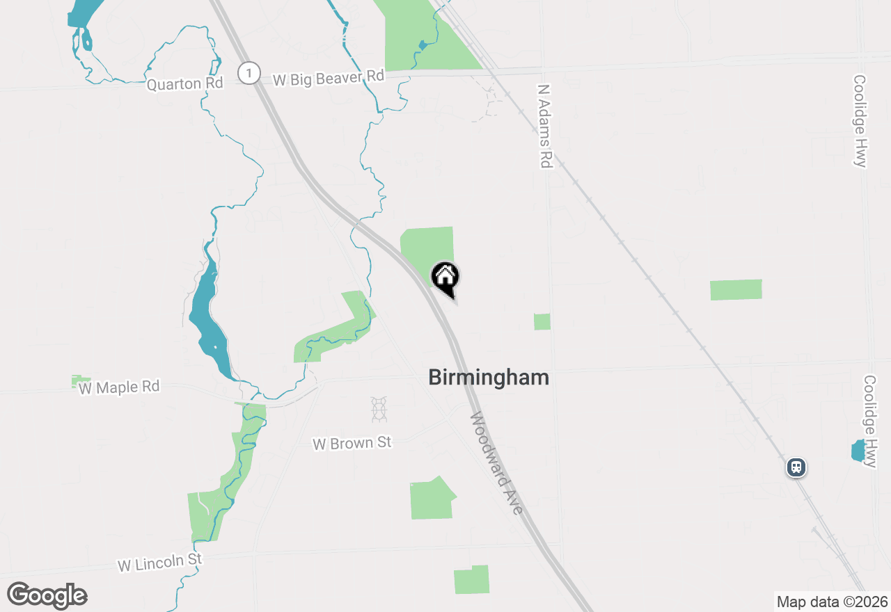 Map of 35300 Woodward Avenue #404, Birmingham, MI 48009