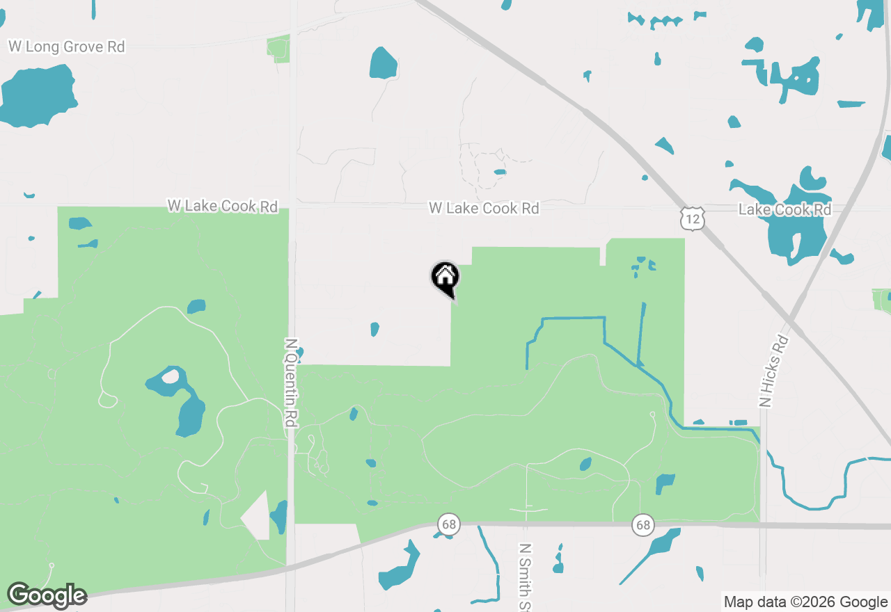 Map of 2015 N Northumberland Pass, Palatine, IL 60074