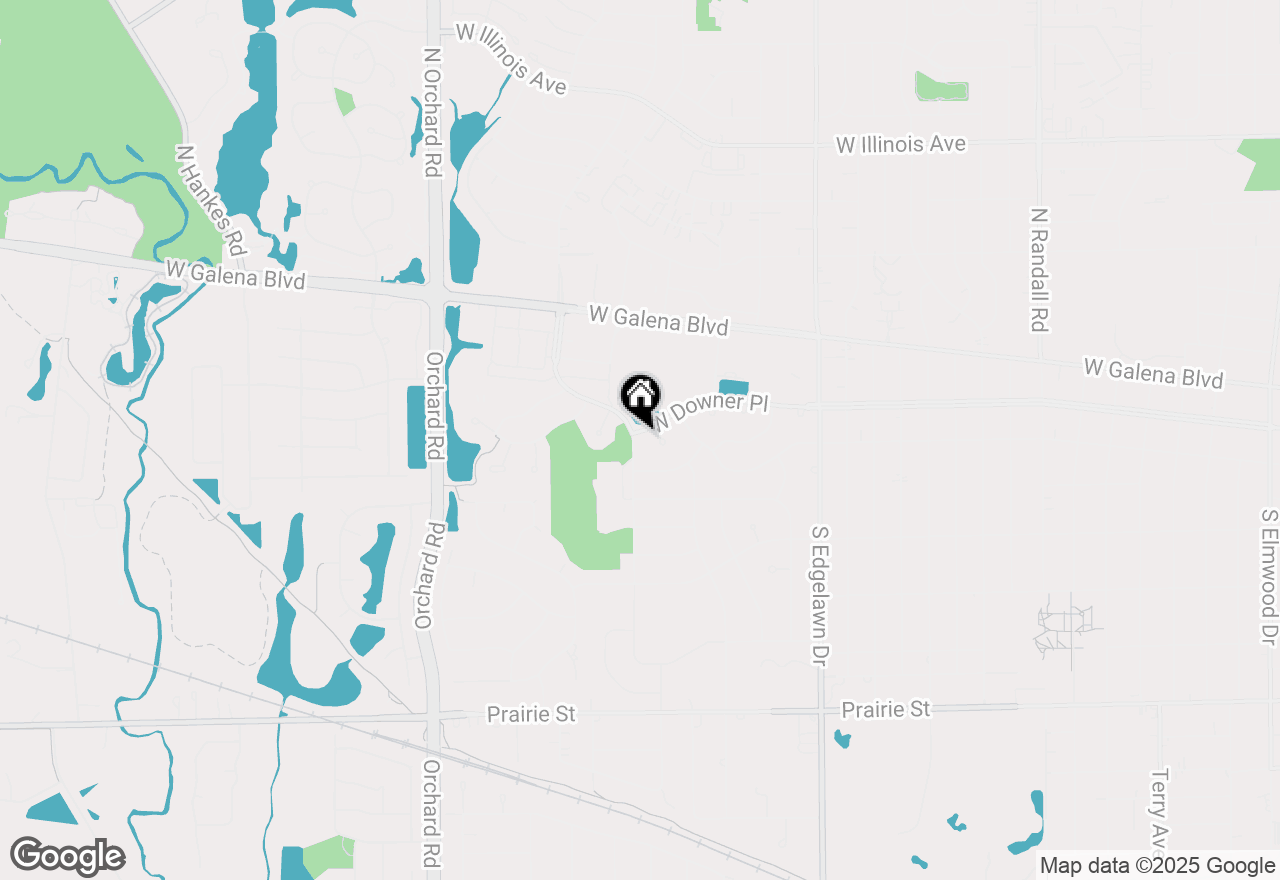 Map of 100 S Constitution Drive, Aurora, IL 60506