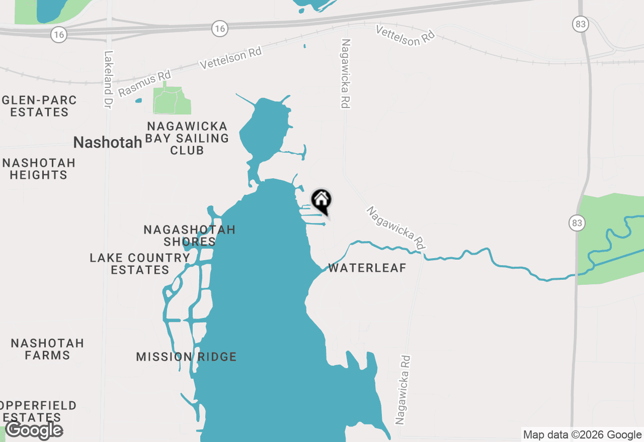 Map of 3513 Ridge Dr, Hartland, WI 53029