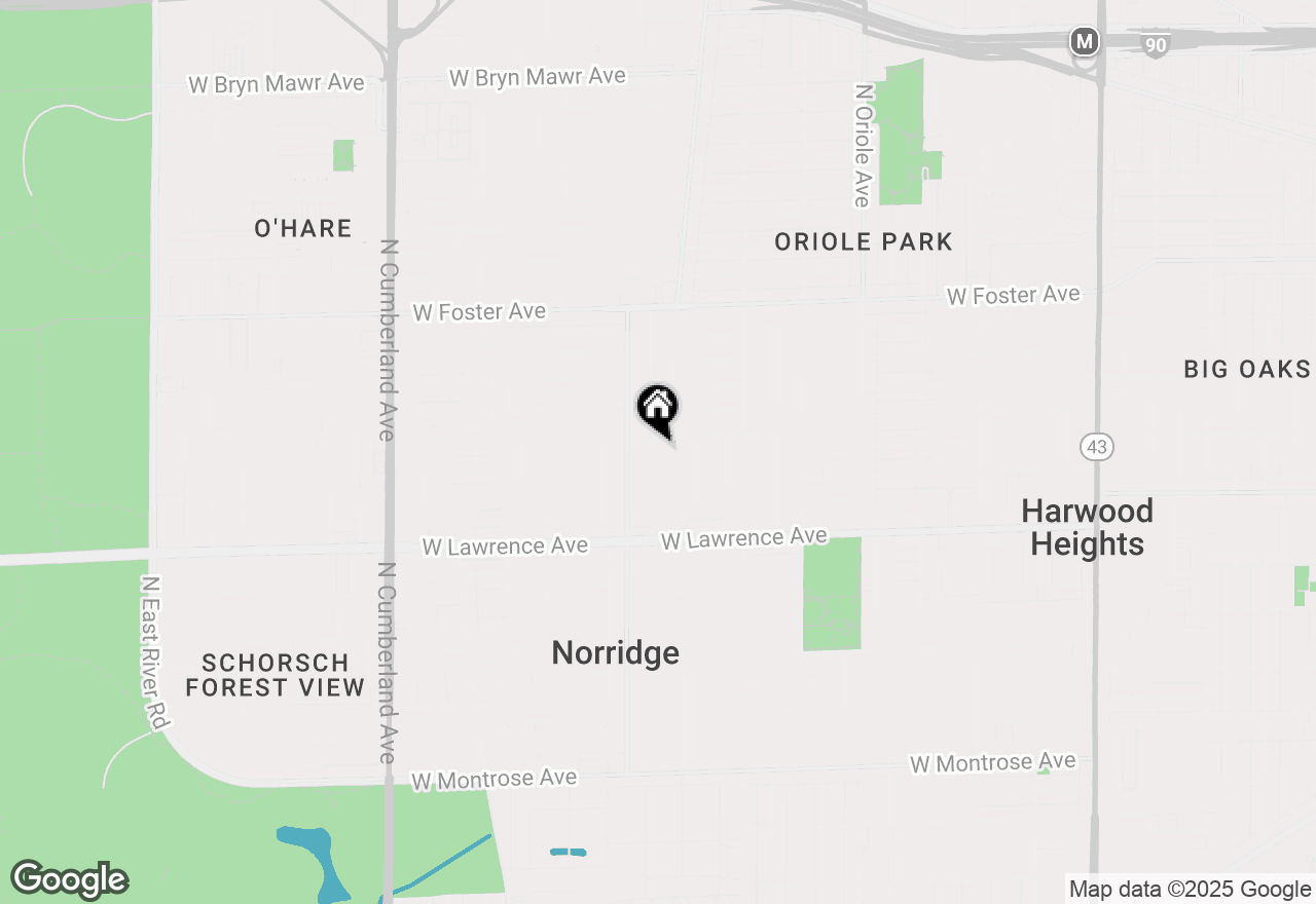 Map of 4935 N Frank Parkway, Norridge, IL 60706
