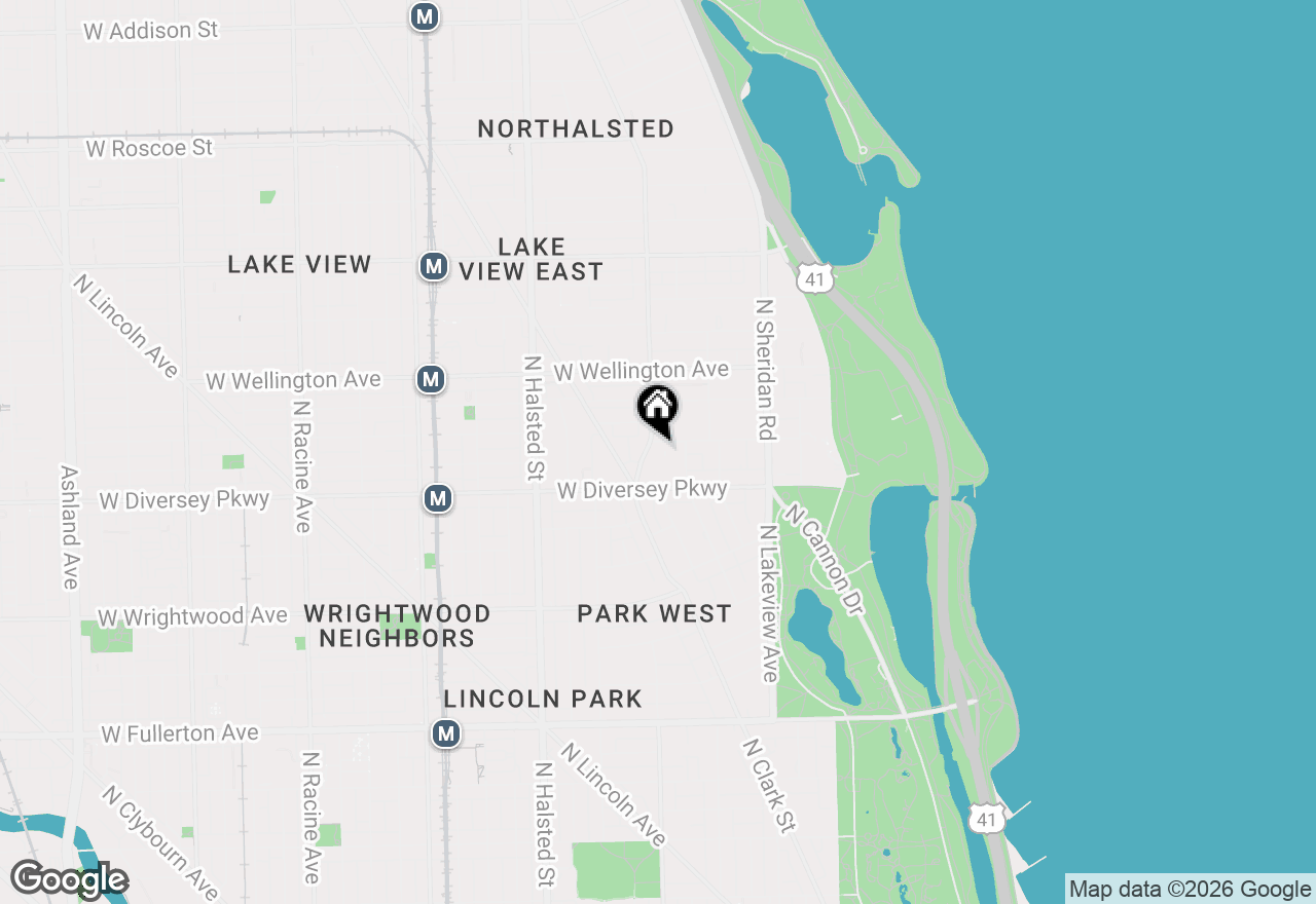 Map of 559 W Surf Street #200, Chicago, IL 60657