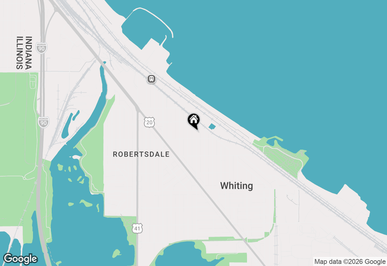 Map of 1536 Atchison Avenue, Whiting, IN 46394