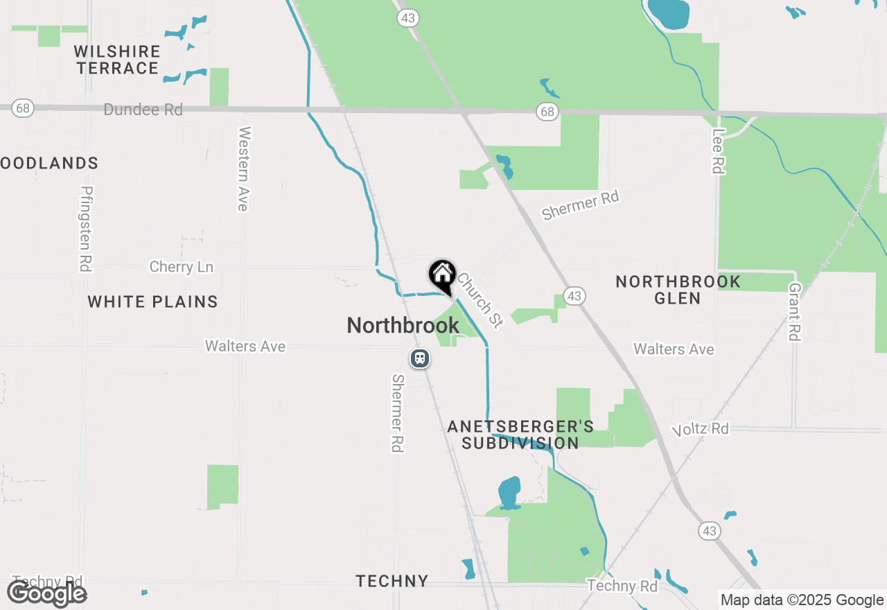 Map of 1312 Shermer Road #203, Northbrook, IL 60062