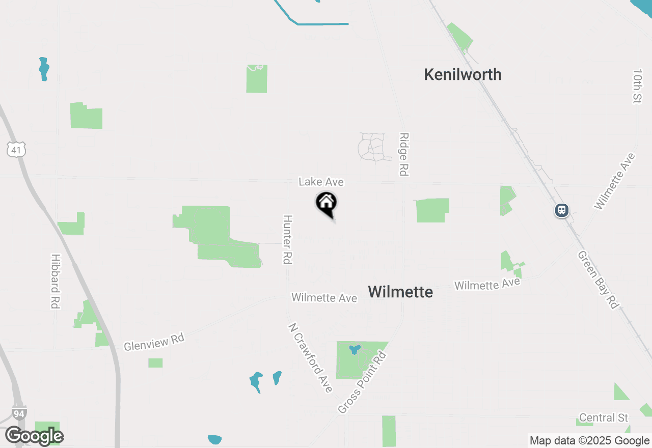 Map of 2133 Birchwood Avenue, Wilmette, IL 60091