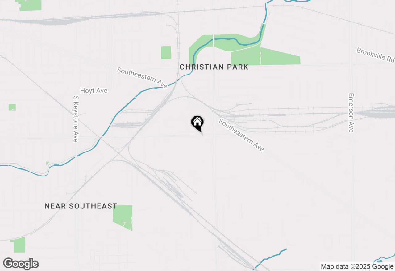 Map of 2033 Prospect Street, Indianapolis, IN 46203