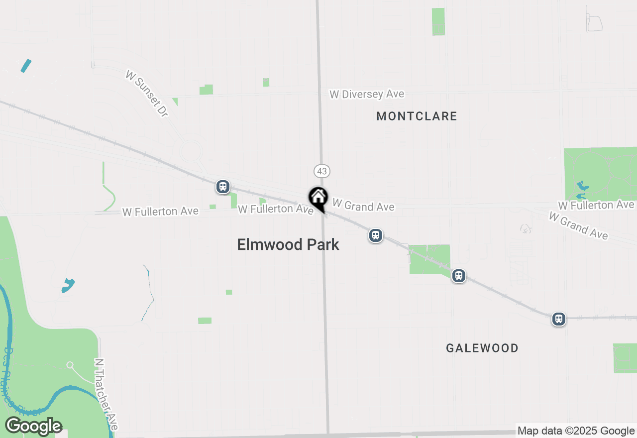 Map of 2330 N Harlem Avenue #3F, Elmwood Park, IL 60707