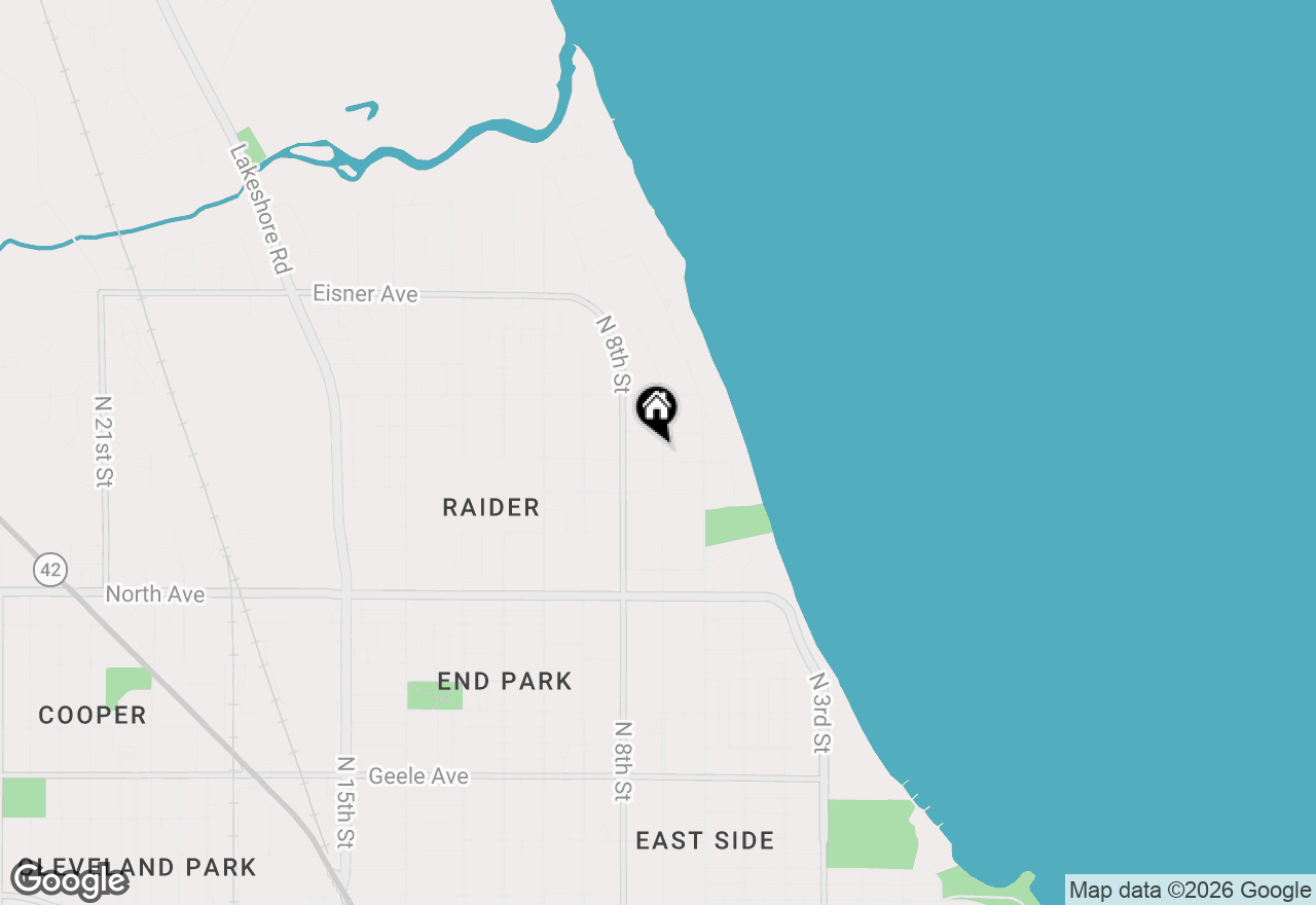 Map of 704 Grand Ave, Sheboygan, WI 53083