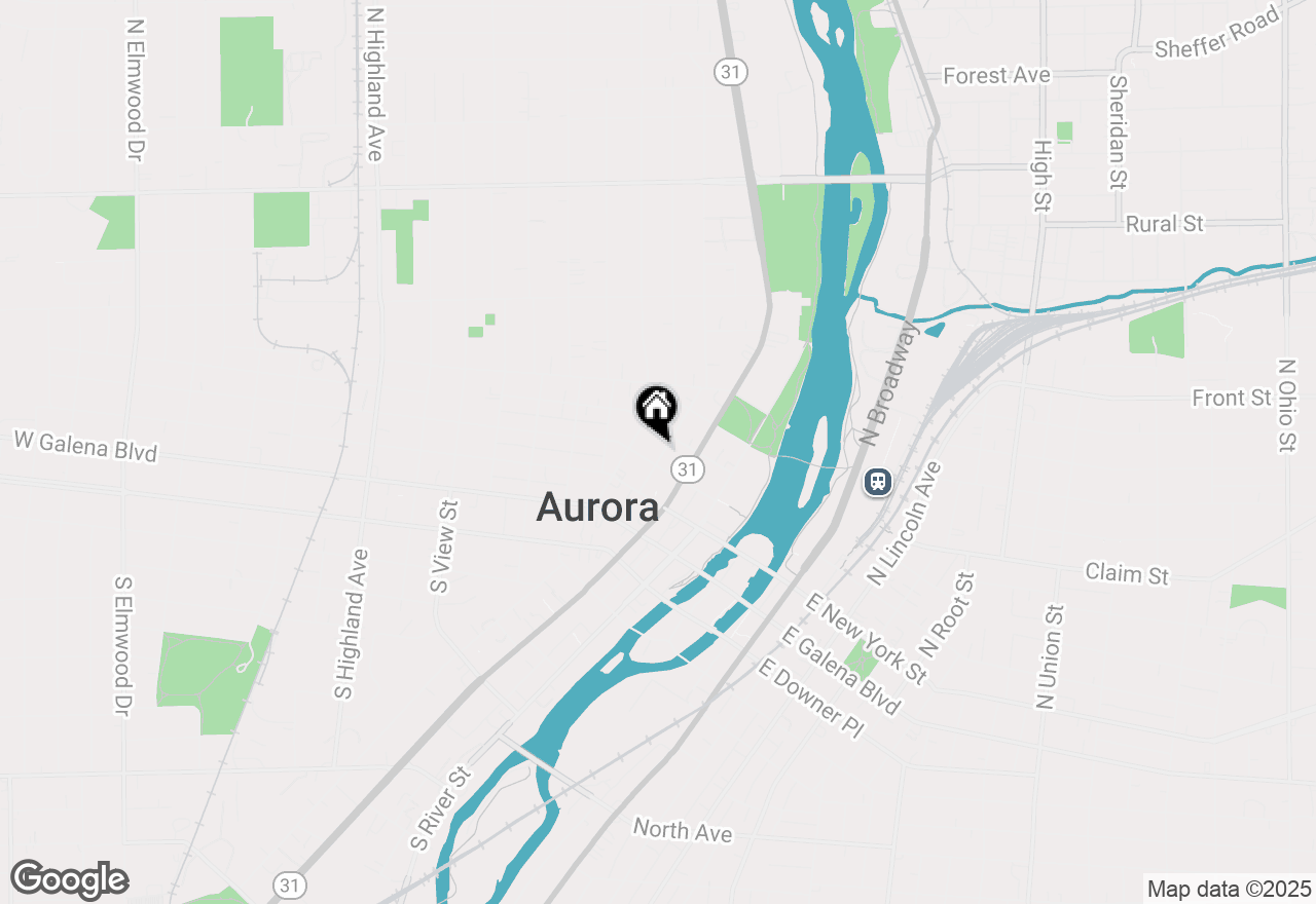 Map of 208 Wilder Street #2N, Aurora, IL 60506