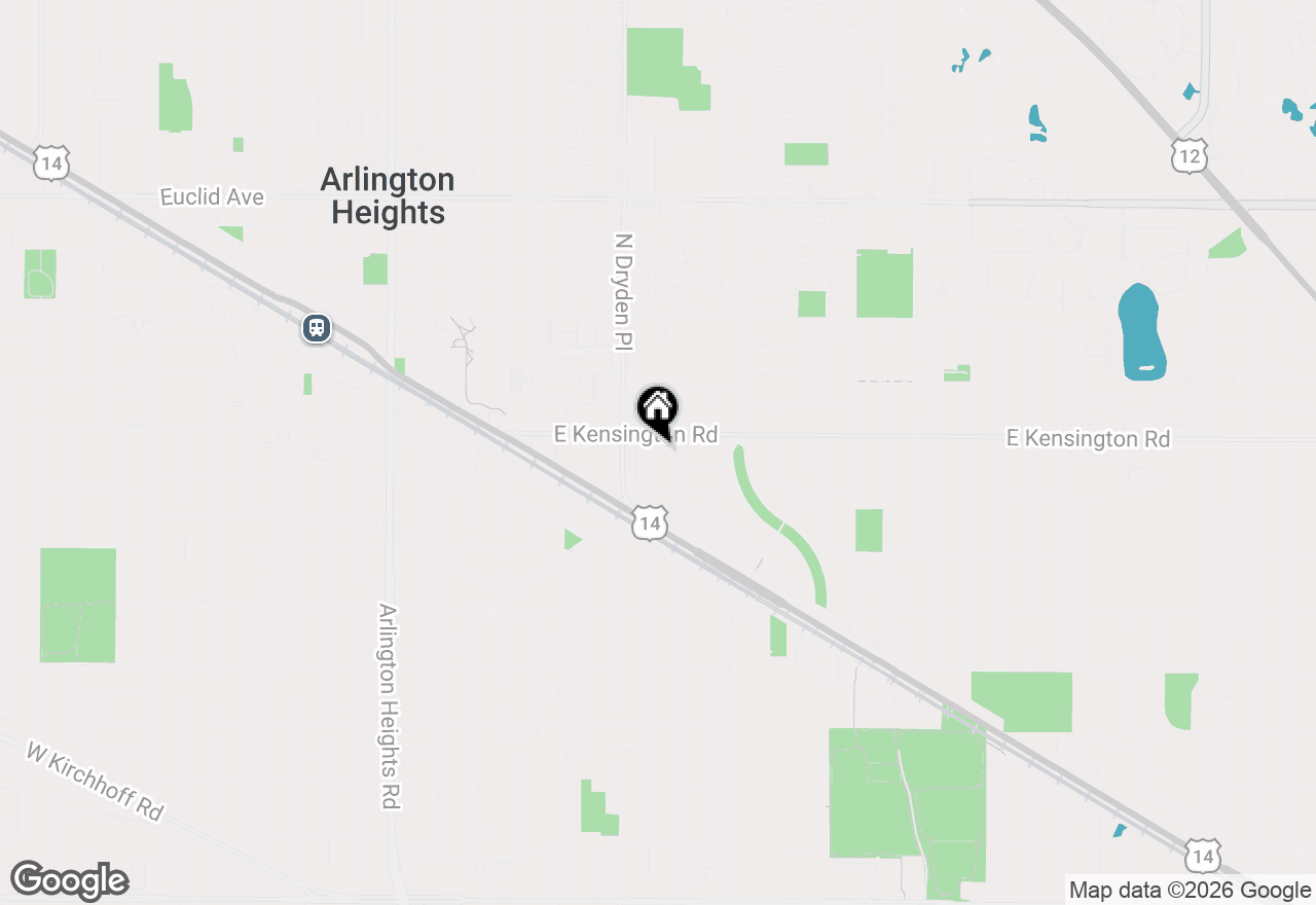 Map of 111 S Brighton Place, Arlington Heights, IL 60004