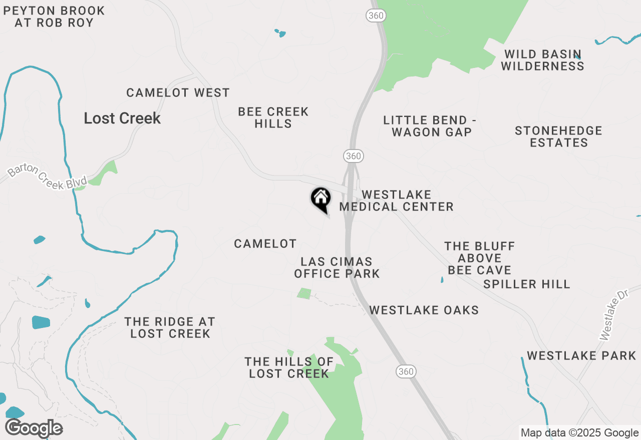 Map of 710 Castle Ridge Rd #B, Austin, TX 78746