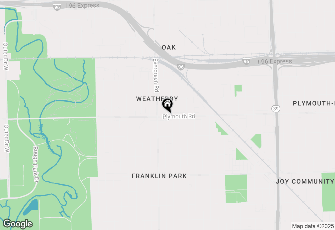 Map of 19634 Plymouth Road, Detroit, MI 48228