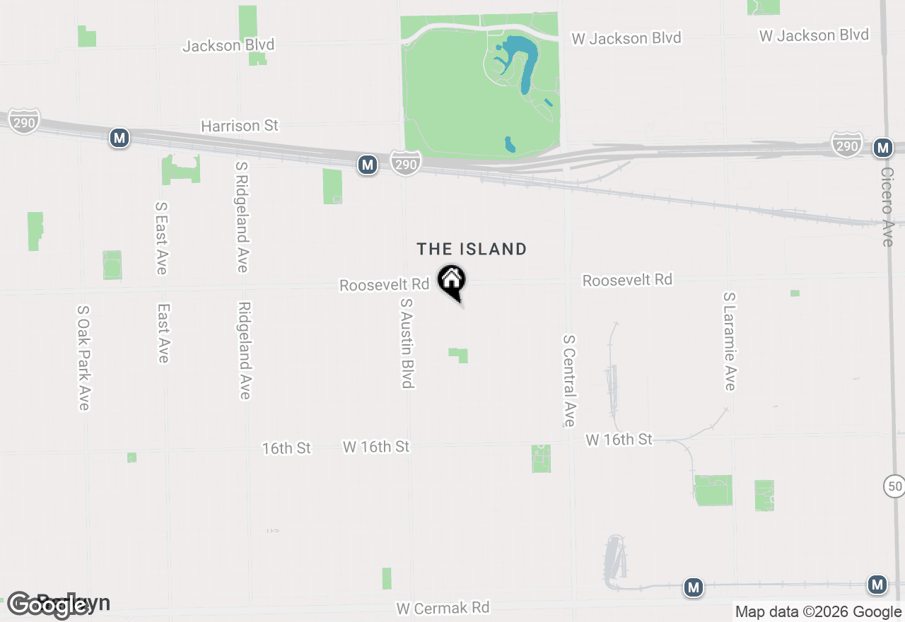 Map of 1233 S 59th Avenue, Cicero, IL 60804
