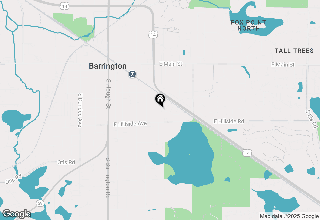 Map of 612 Concord Place, Barrington, IL 60010
