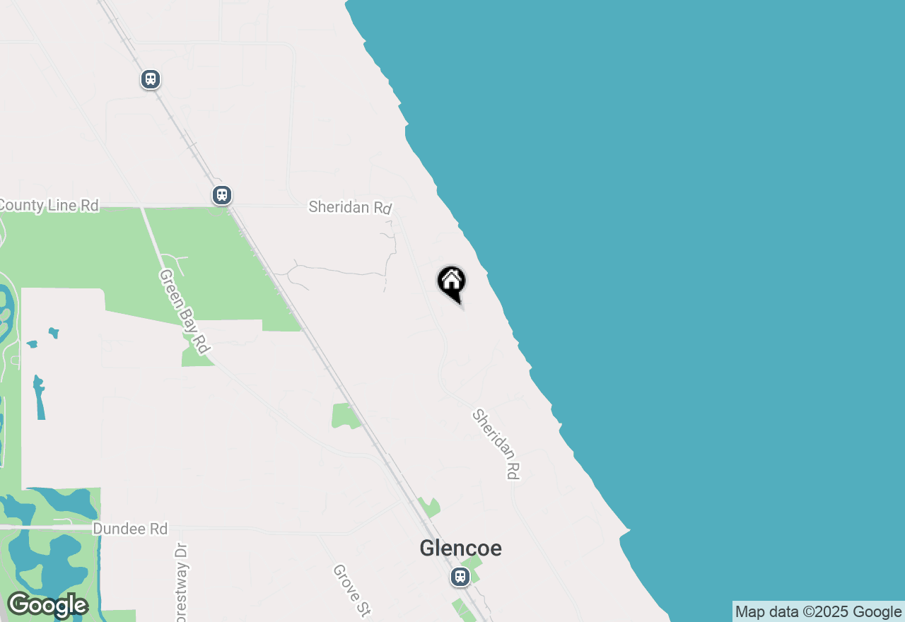 Map of 70 Estate Drive, Glencoe, IL 60022