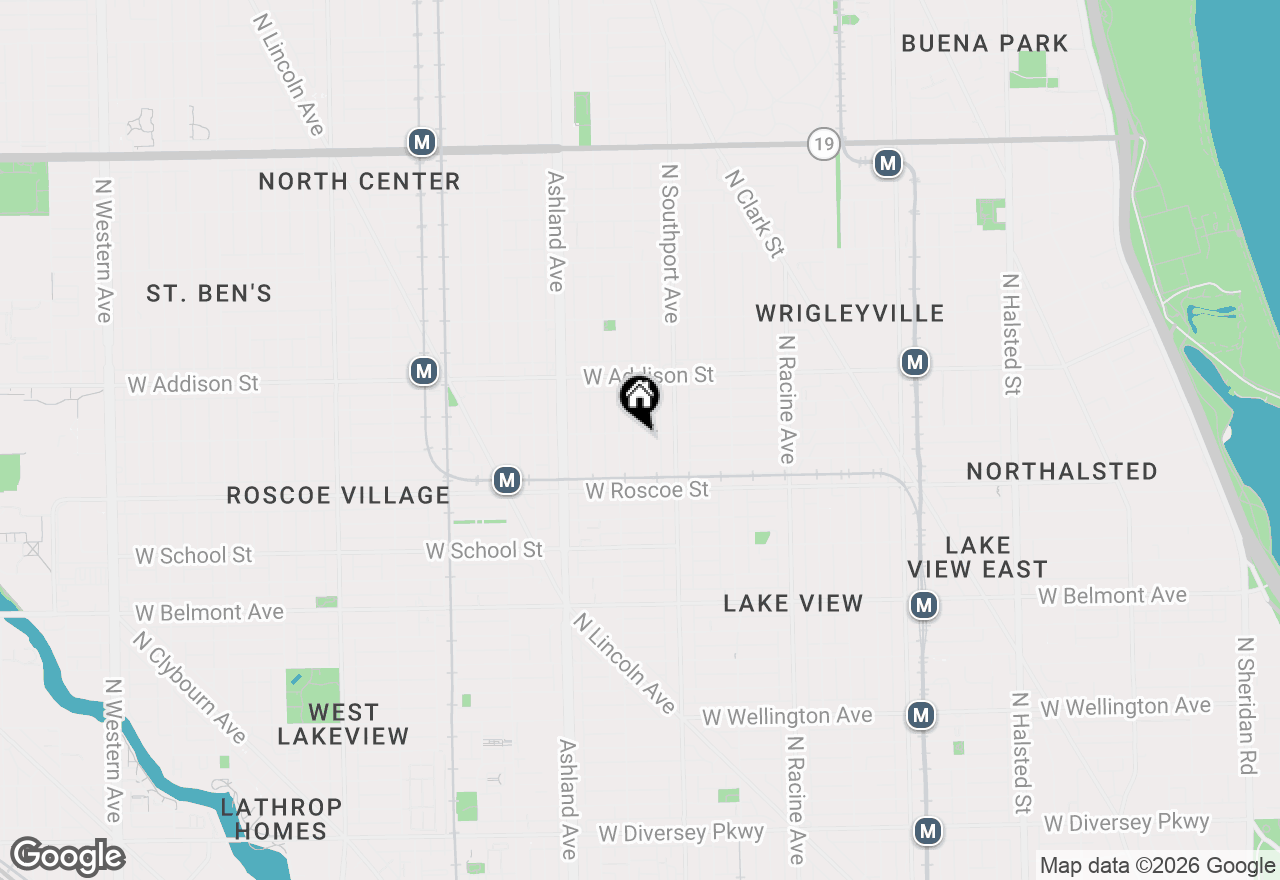 Map of 3450 N Janssen Avenue #1B, Chicago, IL 60657